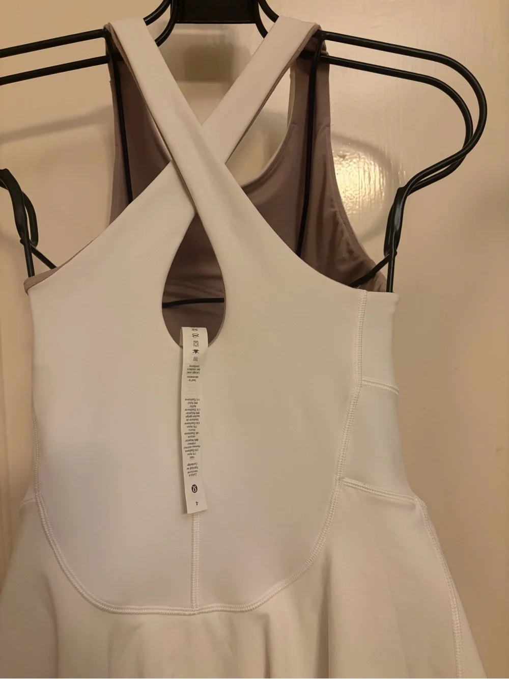 lululemon athletica White Sleeveless Fit-and-Flare Tennis Dress
